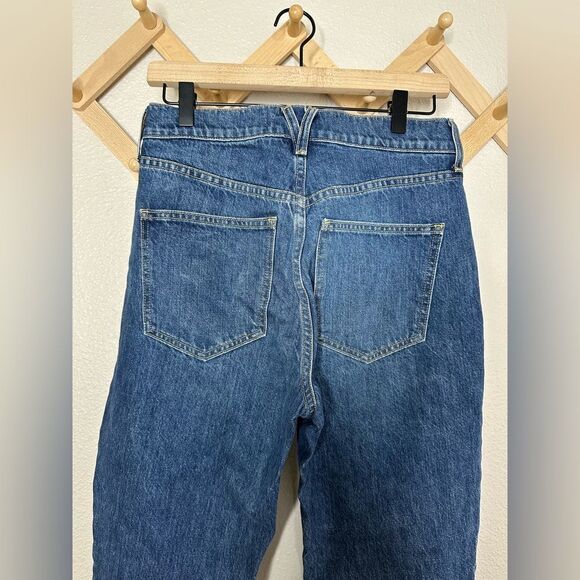 Veronica Beard Keane Long Straight Leg High Rise Jeans Size 28 - Picture 9 of 12